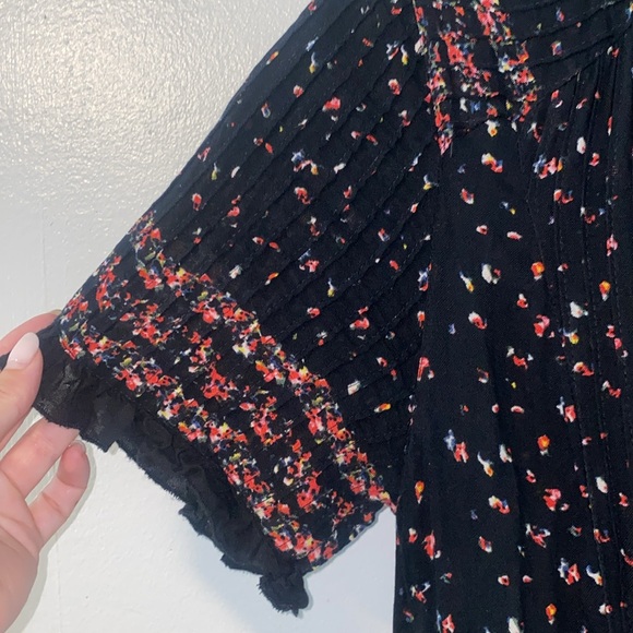 Free People Rare Feeling High-Neck Floral-print Midi Dress - Picture 3 of 10